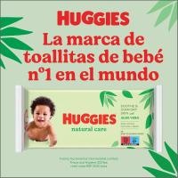Toallitas Huggies Natural Care para Bebé - Aloe Vera - 99% Agua y con Aloe Vera - 560 toallitas - PACK Especial 10 x 56 Toallitas Aqua Aloe Huggies - details 1