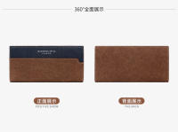 Cartera larga para hombre MenBense con costuras informales, diseño esmerilado, para documentos de mano, cartera de mano con múltiples tarjetas - details 4