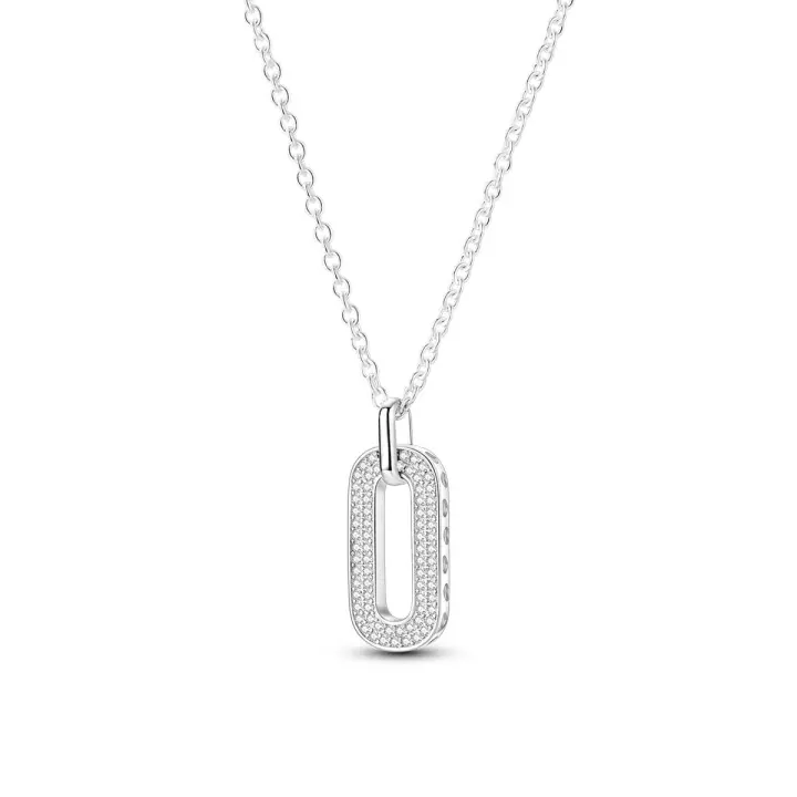 Collar de Plata 925 para Mujer, Colgante with shape de paleta, Corazón, Luna, Geométrico, sencillo, Gift de joyería FINA - 1