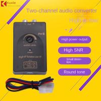 Convertidor De Audio Alto a Bajo De Alta Calidad 12V 2 Canales Para Coche Con Salida RCA Para Altavoces De Estéreo De Radio De Coche - details 0