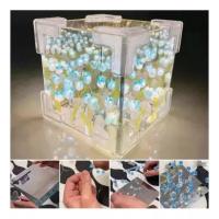 Lámpara Nocturna De Tulipán Hecha a Mano Kit De Material Para Decoración De Sala De Estar Regalo Creativo Cubo Marítimo 3D - details 0