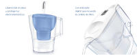 BRITA Jarra Filtrante, Modelo Marella | Marella XL | Aluna | Style | Cristal + 5 Filtros MAXTRA PRO | Hasta 150L agua filtrada | Sin BPA | Apta lavavajillas | Indicador Memo | Reduce cal, cloro y metales | Diseño sostenible - details 1