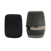 Cubierta De Microfone Interior Profesional Escudo De Viento Para Estudio Espuma Microfone Universal Capa De Algodón Interno Negro - details 0