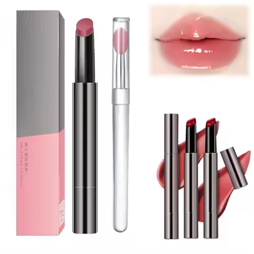 Lápiz labial Aztk Meltykiss Jelly Gloss, brillo labial hidratante con efecto espejo, bálsamo labial con color hidratante de larga duración (MJ102) - 1