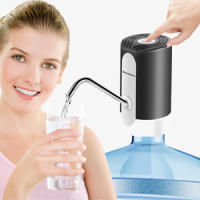 Dispensador de Agua eléctrica, Bomba de Agua,  USB-C, Bomba automática portátil con 2 adaptadores para Botellas y garrafas de 5, 8, 10, 15 y 20 litros, 1200mAh para Camping Oficina Gimnasio EasySpeed - details 4