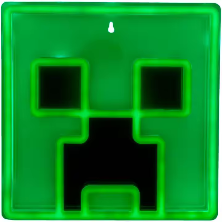 Paladone Lámpara LED Neón de Pared Minecraft Creeper - 1