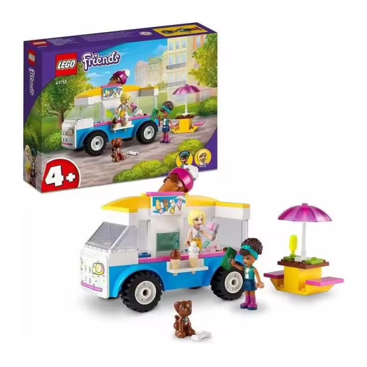 Lego Friends Camión de los Helados con Mini Muñecas y Accesorios Divertidos - 1