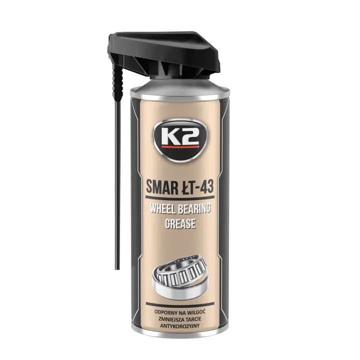 Grasa de litio K2 ŁT-43 en spray para rodamientos y maquinaria industrial y agrícola 400ml W135 - 1