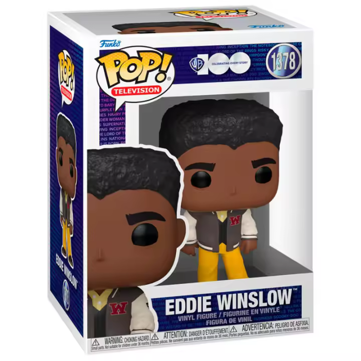Figura Pop 100Th Warner Bros Family Matters Eddie Winslow-Figura de Vinilo Coleccionable - Idea de Regalo- Mercancia Oficial - Juguetes para Niños y Adultos - Movies Fans - Muñeco para Coleccionistas y Exposición - 1