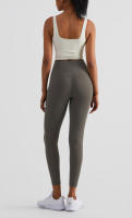 Pantalones De Yoga Para Mujer High Waist Seamless Leggings Fitness Gimnasio Transpirables Suaves Con Elevación De Glúteos Tallas Verdaderas - details 6