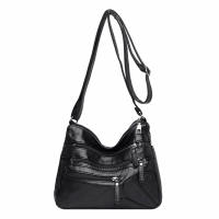 Bolso De Hombro Para Mujer 2023 Nueva Moda En Cuero PU Color Sólido Gran Capacidad Bolso Cruzado Multi-Nivel Estilo Clásico - details 11