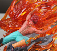 Figura De Anime Naruto 21cm Might Guy VS Uchiha Madara Luminiscente GK PVC Estatua Modelo Colección Decoración Regalo De Navidad - details 11