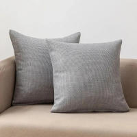 Funda De Cojín Cuadrada Clásica De Lino Suave Y Duradera Para Sofa Cama Y Coche Decoración Esencial Del Hogar - details 5