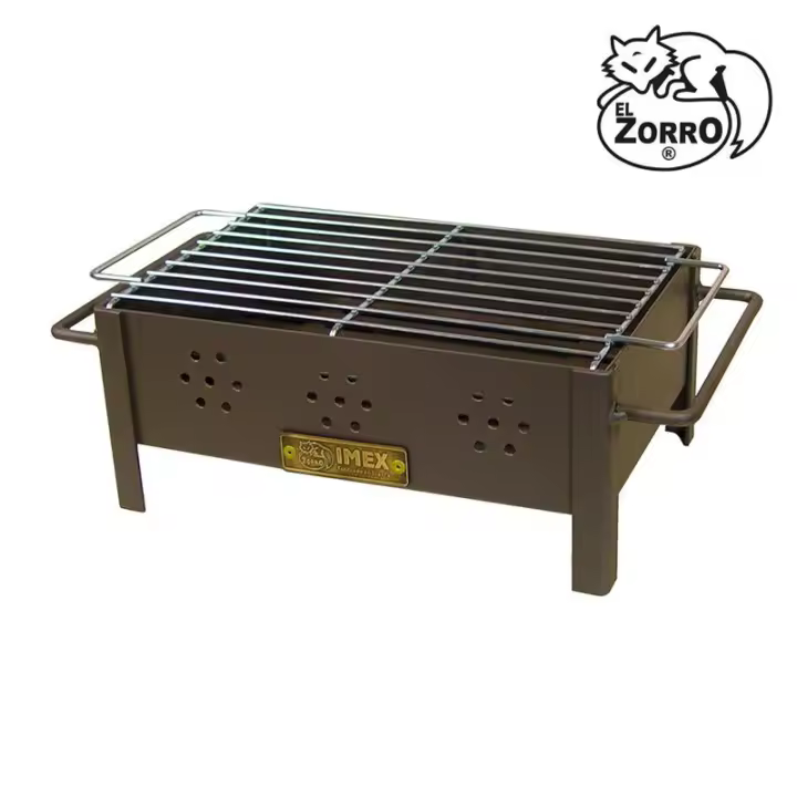 Barbacoa de Sobremesa con Parrilla Cincada 31x21x14cm Imex El Zorro - 1