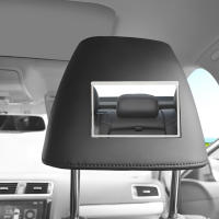 Espejo De Coche Universal De Acero Inoxidable Espejo De Maquillaje Interior Portátil Con Visera Antirreflejo HD Para Estilo De Coche - details 1
