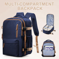 Mochila Ryanair Unisex Impermeable Para Viajes Con Portátil Para Hombre Y Mujer Bolsa De Equipaje De Cabina Con Manija Suave Sistema De Almacenamiento Air Cushion Belt - details 0