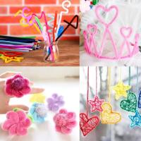 100 PCS De Barra Giratoria De Chenillo Y Acero Para Manualidades DIY Juguetes De Tubo Creativos Materiales Hechos a Mano - details 6