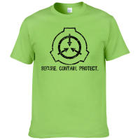 Camiseta Estampada SCP Badge Verano 2023 Cuello Redondo Manga Corta Estilo Hip Hop Harajuku Ropa Casual Para Hombres Y Mujeres - details 7