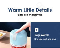 Mini Trituradora De Alimentos Eléctrica Multifuncional Cargador USB Molinillo De Ajo Trituradora De Hielo Y Verduras Regalo De Cocina - details 31