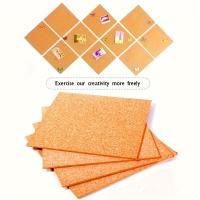 Tablero De Tachuelas De Madera De 30cm/11.8in Con Adhesivo Auto-Adhesivo Tablero Decorativo Para Pared De Fotos Tablero De Noticias Tablero Con Gancho - details 4