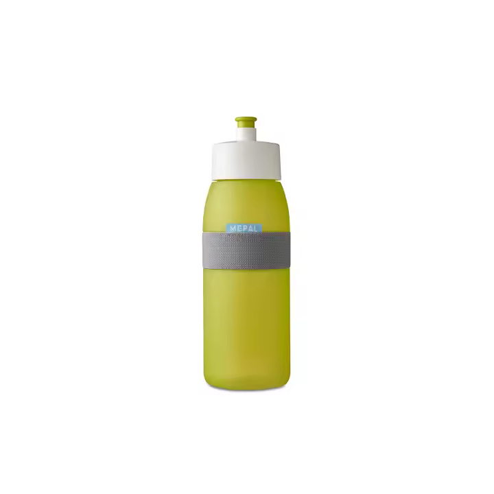 Mepal - Botella Deportiva Ellipse - Práctica Botella de Agua para Deporte y Ocio - Botella Gimnasio Deportiva con Boquilla Blanda - Apta para Lavavajillas y Sin BPA - 500 ml - 1