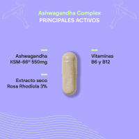 Ashwagandha KSM-66 -  Rhodiola Rosea Vit B6 B12 -  Ginseng Indio BIO-disponible con 5% de Whitanólidos y Vitaminas B6 y B12- 60 Cápsulas Veganas Nutralie - details 3
