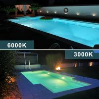LED Piscina PAR56,18W Foco LED Piscina Sumergible Iluminación LED Empotrados, 1800lm, Ángulo de 120 °, Impermeable IP68, 12V DC/AC, 6000K - details 0