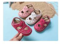 Sandalias De Verano Para Bebés Niñas Cuero Genuino Anticolisión Zapatos Infantiles Princesa Para Niños Playa Transpirables Talla True Fit Con Cierre De Correa - details 0
