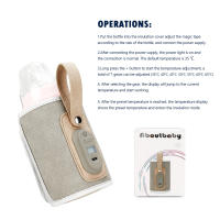 Calentador portátil de biberones para bebé, bolsa con termostato para leche materna, para viaje - details 7