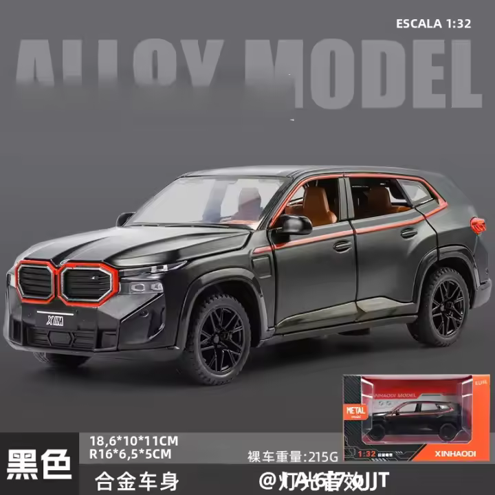 Modelo De Coche De Aleación BMA XM 1:32 Con Sonido Y Luz Juguete Decorativo Para Vehículos Regalo Para Niños Edad Recomendada 4-14 Años - 1