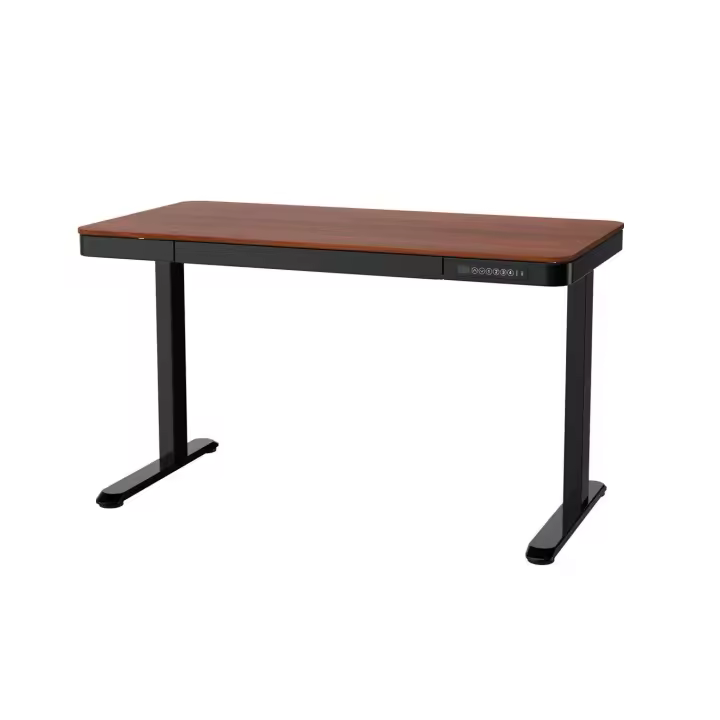 Tuckano Escritorio eléctrico regulable en altura ET119W-C Negro/Nogal - 1