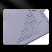 Almohadilla De Reparación De Aislamiento Gris Resistente Al Calor Estación De Soldadura Silicona Matriz Multifuncional Para Trabajo Y Escritorio BGA - details 7