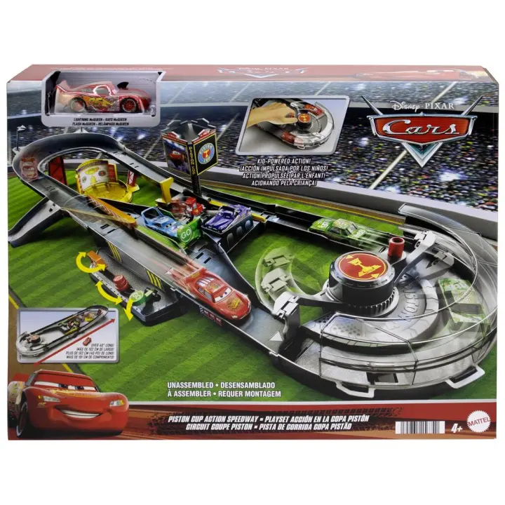 Cars Pista de Carreras Copa Pistón Mattel HPD81 Circuito para coches - 1