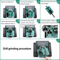 Sharpening Machine Para Brocas Y Cuchillas Ajustable Ángulo 15~50° Electricidad Fuente De Alimentación ABS Material De La Carcasa Grinder De Banco Para DIY En La Cocina - details 5