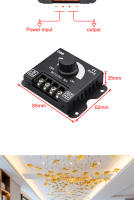 Controlador Remoto De LED 12V 24V Para Tiras De Luces LED Potencia Máxima 360W Regulador De Voltaje Con Botón De Modulación 30A - details 3