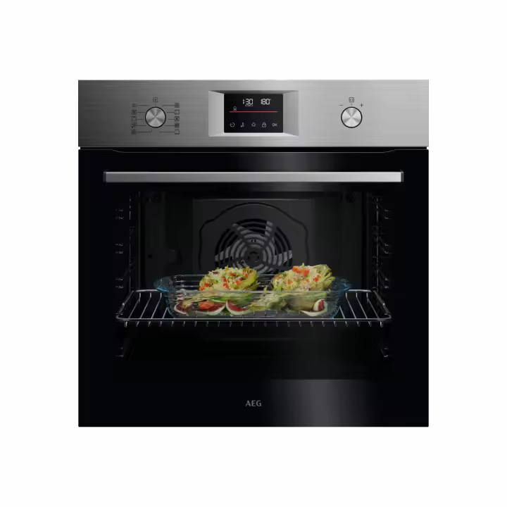 AEG - Horno multifunción Serie 5000 SurroundCook con Display LED Explore - GU5PB43FSM - 1