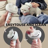 Peine Para Mascotas Con Sprayer Elimina Pelo Flotante Y Estiliza El Pelo De Perros Y Gatos Accesorios De Aseo Para Mascotas - details 0