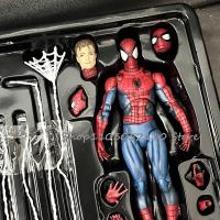 Figura De Acción Mafex 075 Avengers Spiderman Versión Cómic Símbolo Cuerpo PVC Modelo Juguetes Regalos Para Fans De Superhéroes - details 2