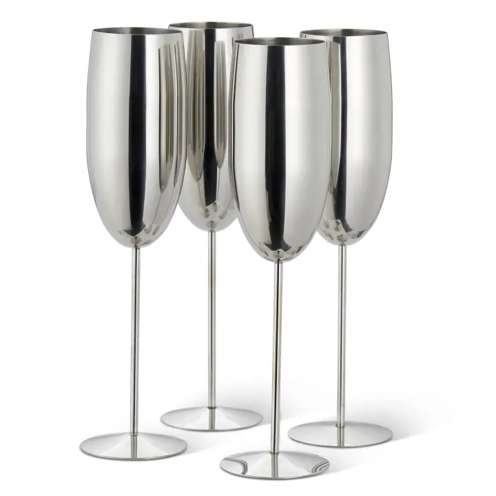 Copas de champán y Prosecco-Plata - 1
