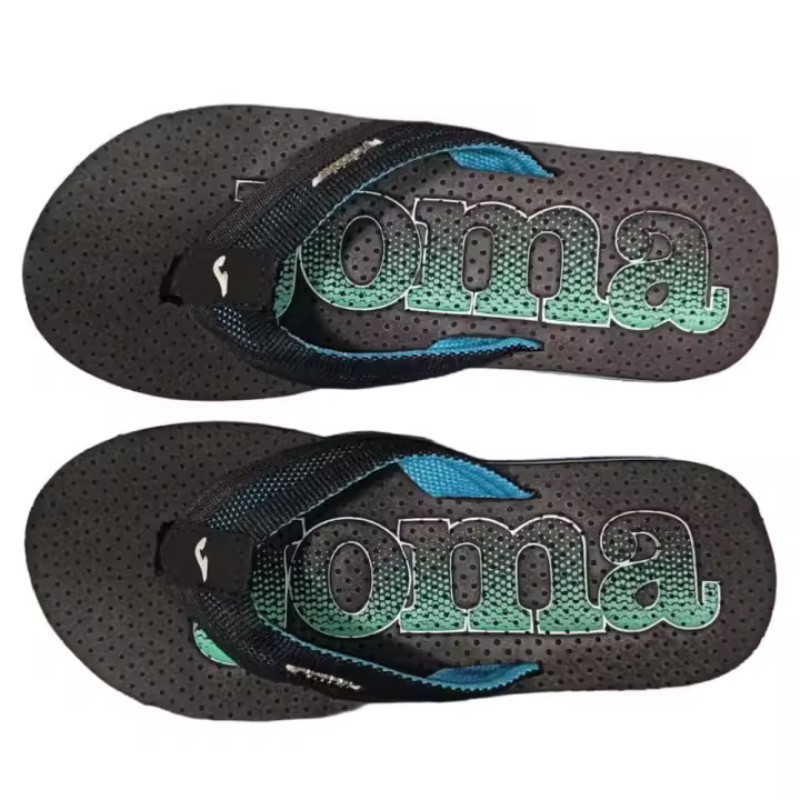 Chanclas Joma Madeira 2401 Negro Azul Mem Flip Flops Smades2401 - 1