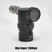 Régulador Micro MR Gen 2 Con Manómetro De Presión Baja HPA Ajustable 300psi Acero Inoxidable Y Aleación De Cobre Para Paintball - details 0