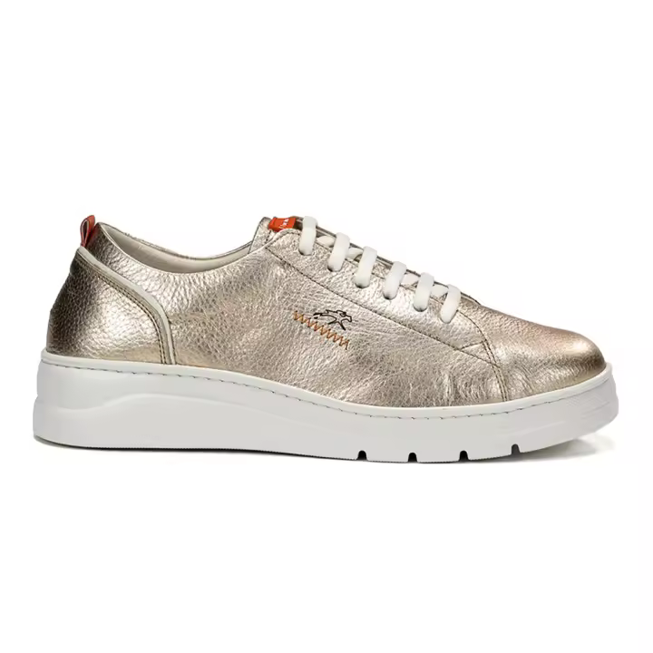 Shoes Zapatos Sport Mujer marca Fluchos modelo F1917 para mujer en color platino - 1