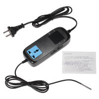 Controlador De Temperatura Electrónico LED Con Termocoplante Y Enchufe AC 90V～250V Para Cría De Animales Y Plantas - details 0