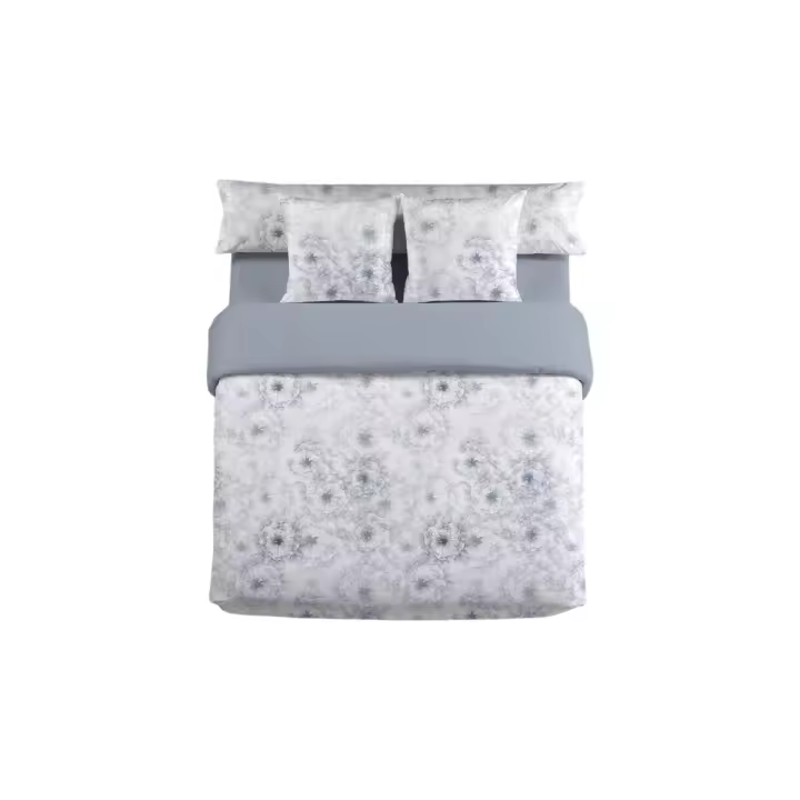 Juego de funda nórdica Pierre Cardin JEWEL Azul Cama de 150 3 Piezas - 1