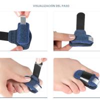 Corrector De Dedos Del Pie Curvados Stabilizador De Apoyo Para Cuidado De Los Pies Splitter De Dedos Del Pie Protector De Alineación - details 5