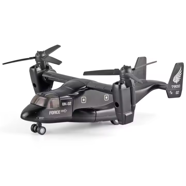 Modelo De Avión De Combate Osprey Transportador De Aleación De Latón Juguete Militar Ornamento Para Coleccionistas Y Niños - 1