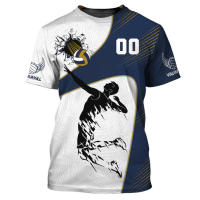 Camiseta De Voleibol Para Hombres Imprimida 3D Deporte Transpirable Ligera Secado Rápido Estilizada Cómoda Con Mangas Cortas - details 5