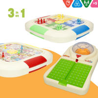 COLORBABY - Set 3 juegos de mesa, bingo electrónico, parchís, el juego de la oca, Set completo con tableros y fichas, para más de 2 jugadores, juegos reunidos de mesa, juegos de mesa, niños 5 años y toda la familia - details 1