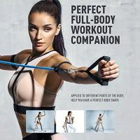 Kinoto Bandas Elásticas de Resistencia 90 kg – Set Fitness con Anclaje de Puerta y Correas de Tobillo para Ejercicio en Casa - details 0