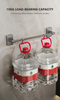 Rack De Toallas Montado En La Pared Con Ventosa No Perforada De Aleación De Aluminio Para Baño Barra Horizontal De Almacenamiento - details 8